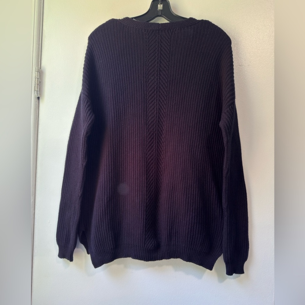 Vince Women's 100% Cotton V-Neck Sweater - Picture 5 of 13